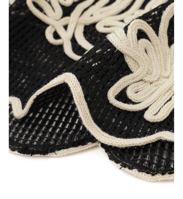 ADAM ET ROPE'「【WEB限定】メッシュエンブロイダリーカーディガン」|カーディガン|