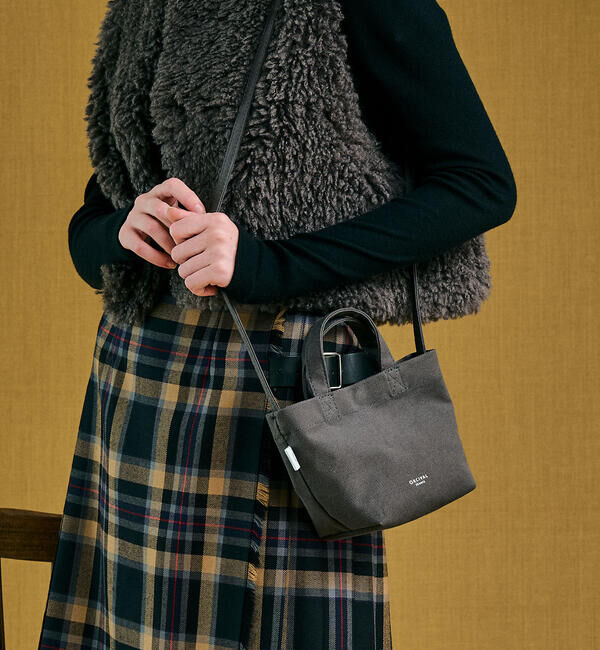 ORCIVAL「ORCIVAL | PVCコットン 2WAYトートバッグ UNISEX」|トートバッグ|DKGREY
