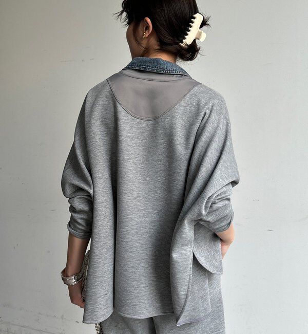  「【WEB限定/セット着用可能】レイヤード風ドルマンスリーブプルオーバー」|Tシャツ・カットソー|