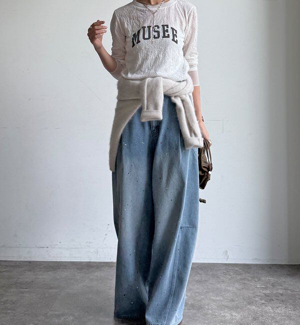  「ワッシャー天竺ロゴTEE」|Tシャツ・カットソー|