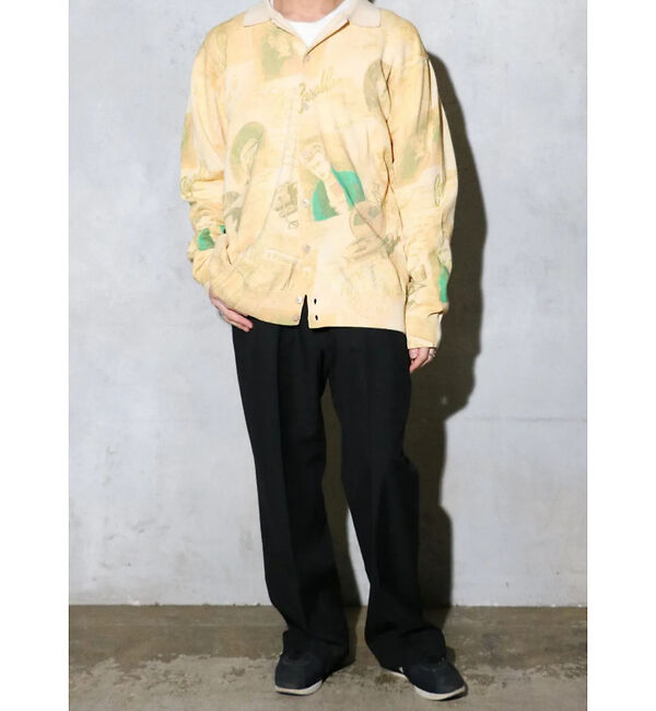 ABAHOUSE「【TOWNCRAFT 】PRINTED POLO CARDIGAN/ポロカーディ」|カーディガン|