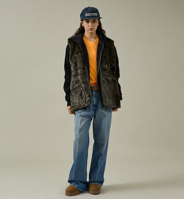 ABAHOUSE「【BARBOUR / バブアー】WARMPILEWAISTCOATZIP-INL」|ブルゾン・スタジャン|