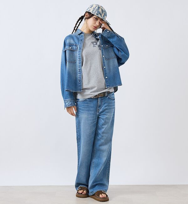 Rouge vif「【Healthy denim / ヘルシーデニム】Quiche/デニムパンツ/フ」|デニム|