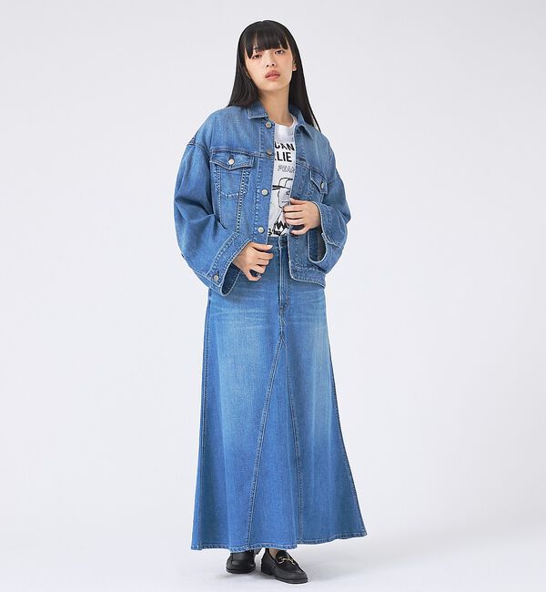 Rouge vif「【Healthy denim/ヘルシーデニム】デニムジャケット/Latte/ラテ」|ブルゾン・スタジャン|