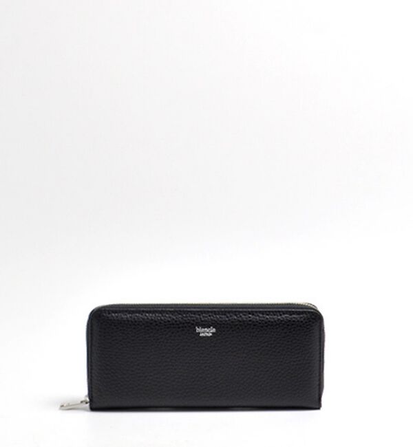 Rouge vif「【blancle/ブランクレ】レザー長財布/S.LEATHER ROUND ZI」|財布|ブラック