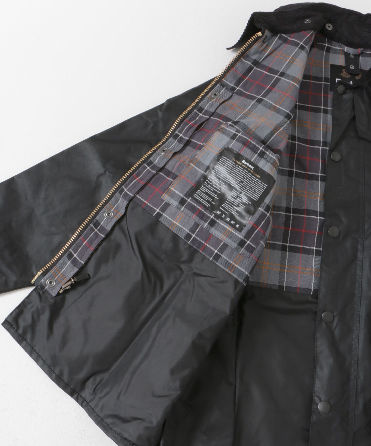 URBAN RESEARCH DOORS「Barbour　BEDALE WAX JACKET」|ノーカラーコート|