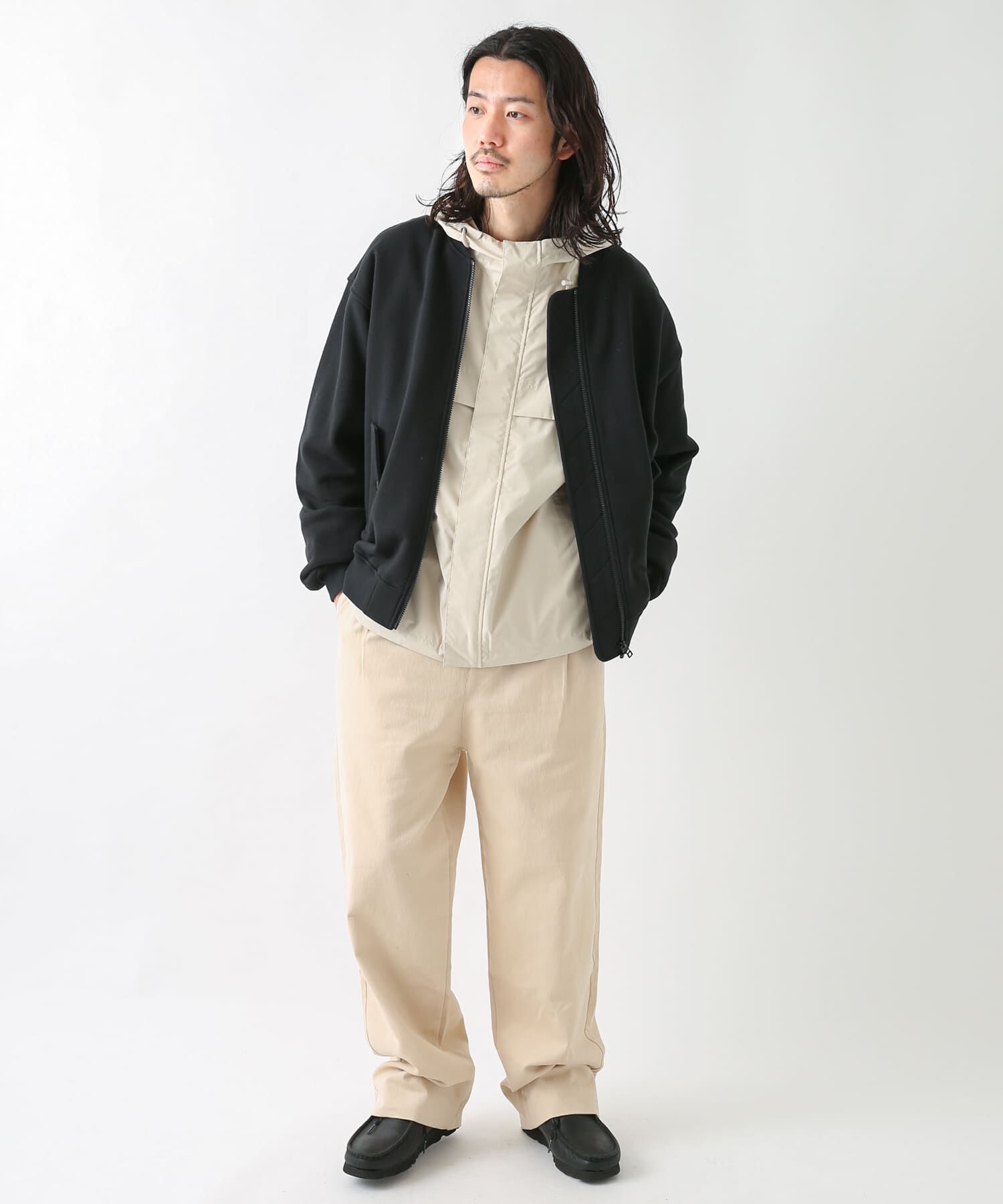 Sonny Label 「裏毛スウェットMA-1ブルゾン」|ブルゾン・スタジャン|