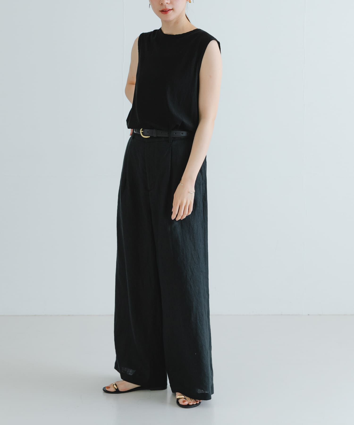 URBAN RESEARCH「new basic　ドライツイストノースリーブカットソー」|Tシャツ・カットソー|
