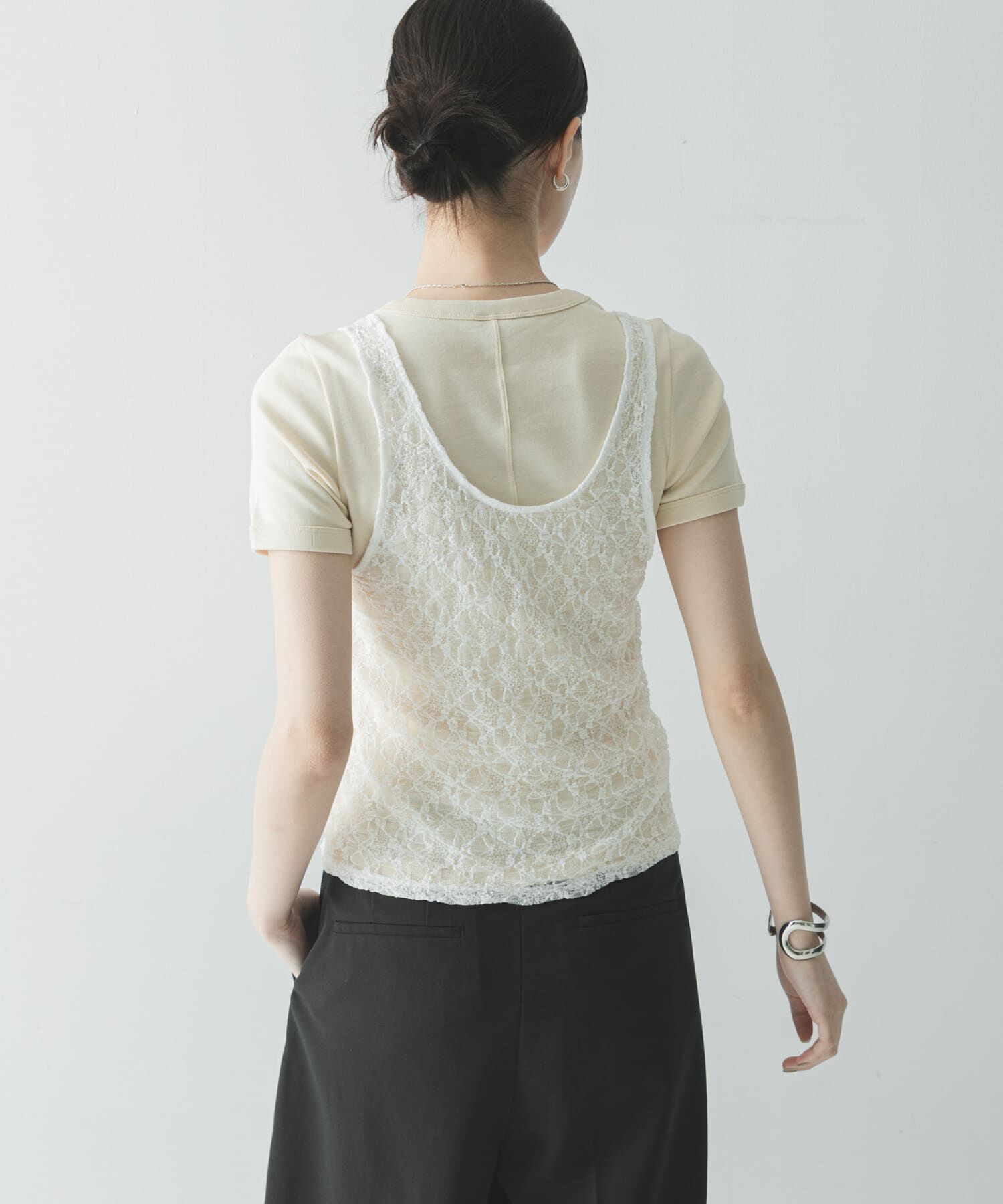 URBAN RESEARCH「ストレッチレース2WAYタンクトップ」|タンクトップ|