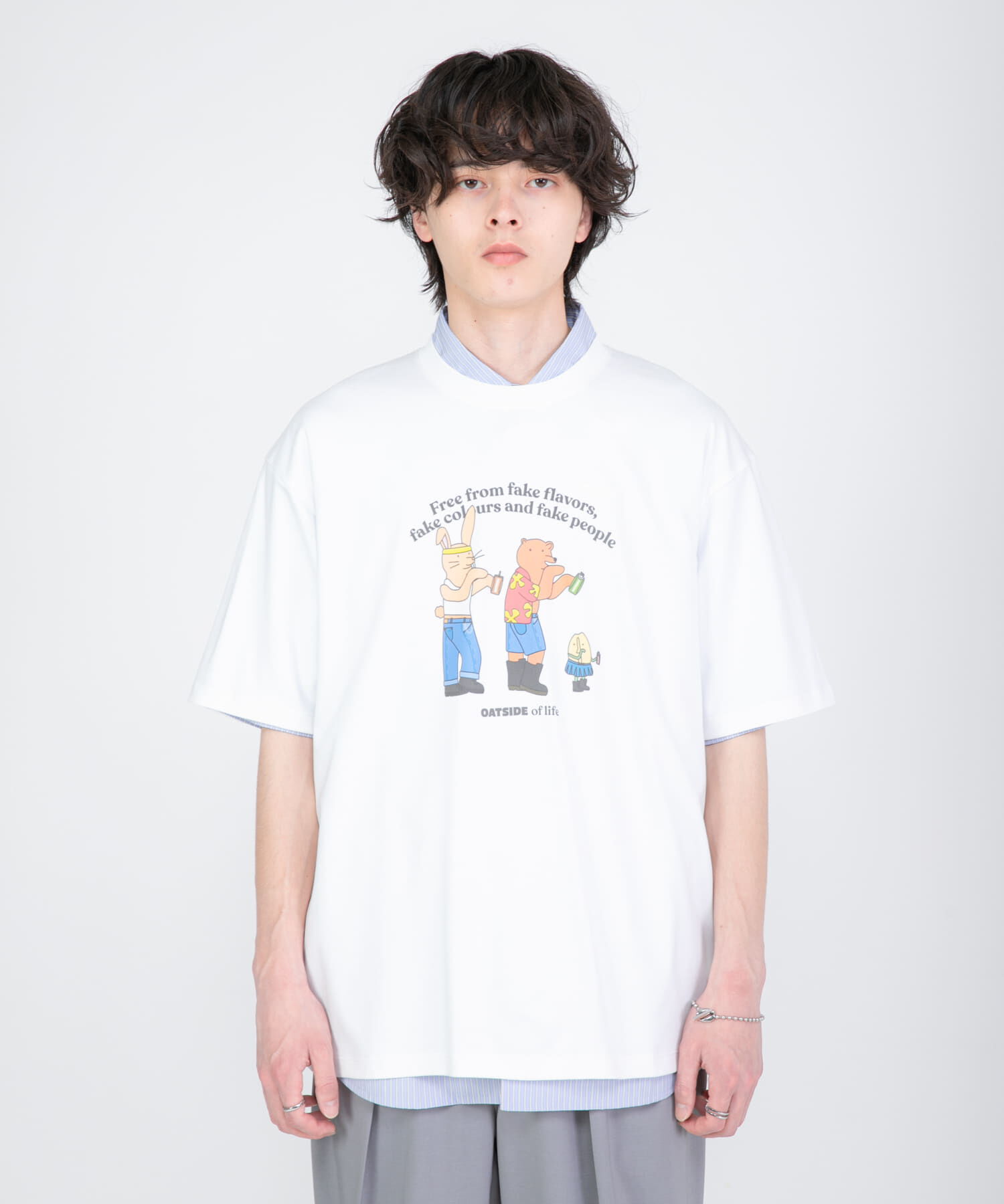 SENSE OF PLACE by URBAN RESEARCH「『別注』OATSIDE&times;SENSE OF PLACE　グラフィックTシャツA」|Tシャツ・カットソー|