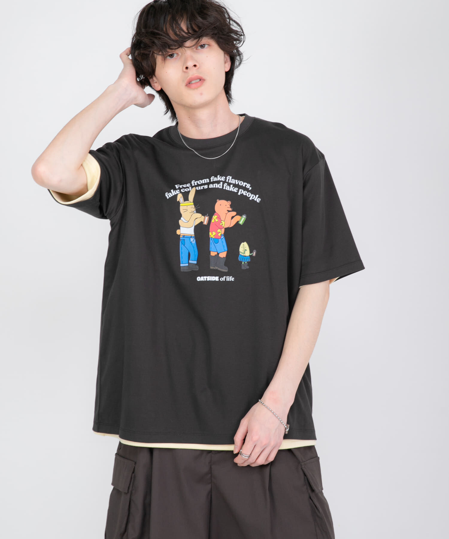 SENSE OF PLACE by URBAN RESEARCH「『別注』OATSIDE&times;SENSE OF PLACE　グラフィックTシャツA」|Tシャツ・カットソー|