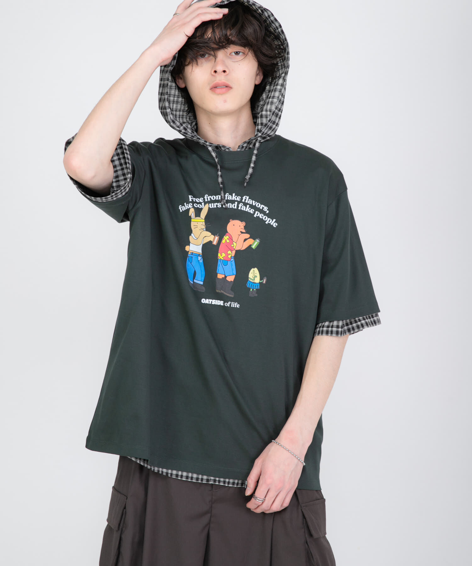 SENSE OF PLACE by URBAN RESEARCH「『別注』OATSIDE&times;SENSE OF PLACE　グラフィックTシャツA」|Tシャツ・カットソー|