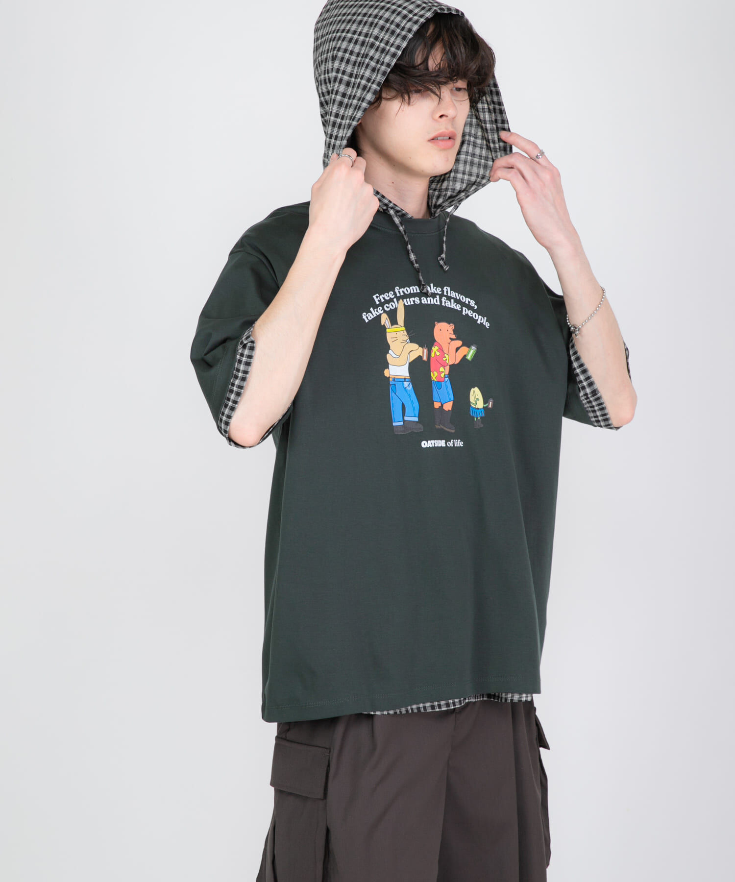 SENSE OF PLACE by URBAN RESEARCH「『別注』OATSIDE&times;SENSE OF PLACE　グラフィックTシャツA」|Tシャツ・カットソー|