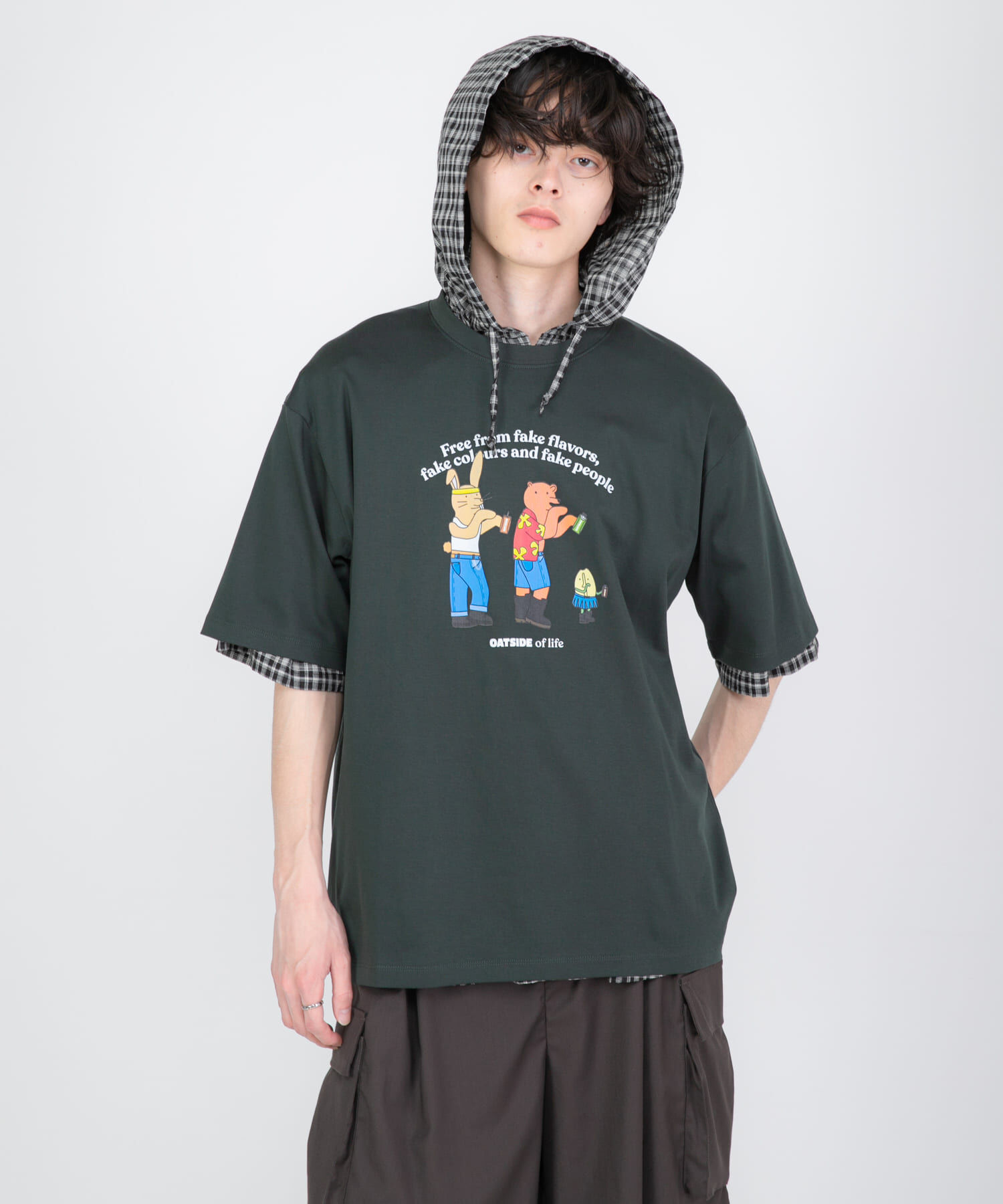 SENSE OF PLACE by URBAN RESEARCH「『別注』OATSIDE&times;SENSE OF PLACE　グラフィックTシャツA」|Tシャツ・カットソー|