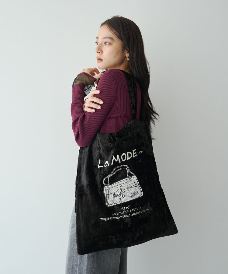 YECCA VECCA「【ANGE IN DISGUISE】＃La MODE」|トートバッグ|Black