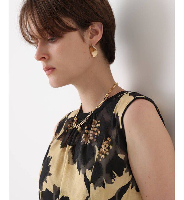 allureville「BIG FLOWER シアードレス」|ワンピース|