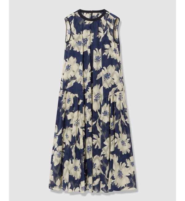 allureville「BIG FLOWER シアードレス」|ワンピース|