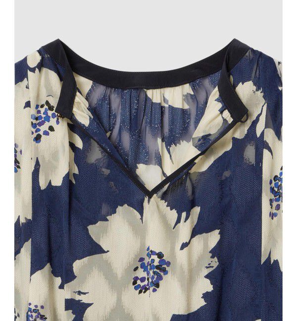allureville「BIG FLOWER シアードレス」|ワンピース|