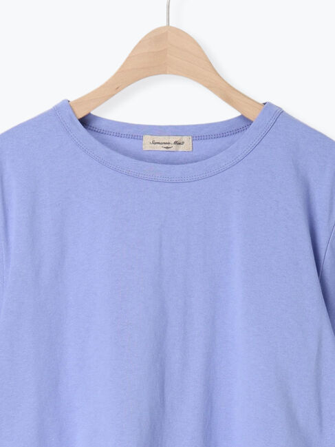 Samansa Mos2「【接触冷感】バックスカラップレースTシャツ」|Tシャツ・カットソー|