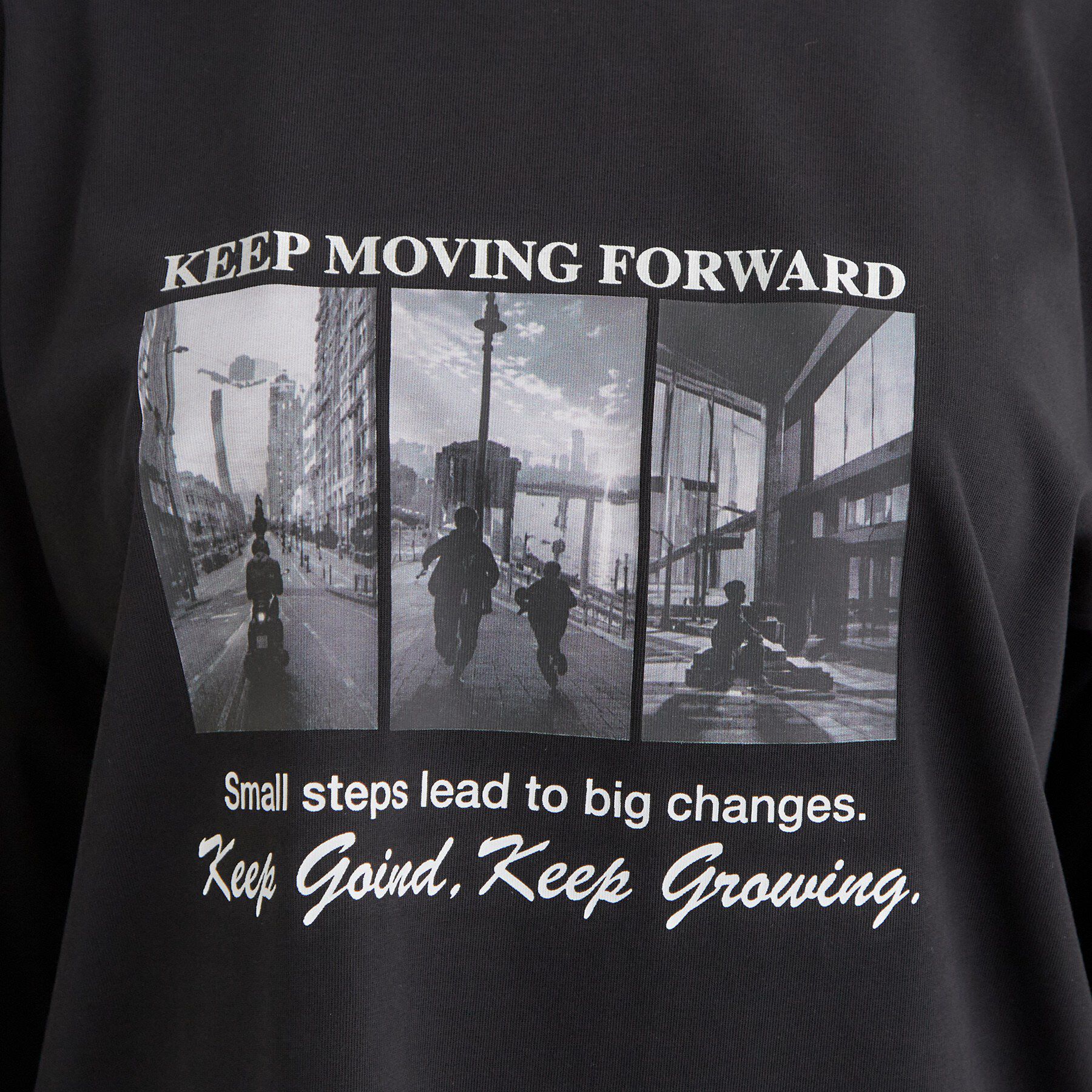 THE SHOP TK「ロゴ＆フォトアソートロンT」|Tシャツ・カットソー|