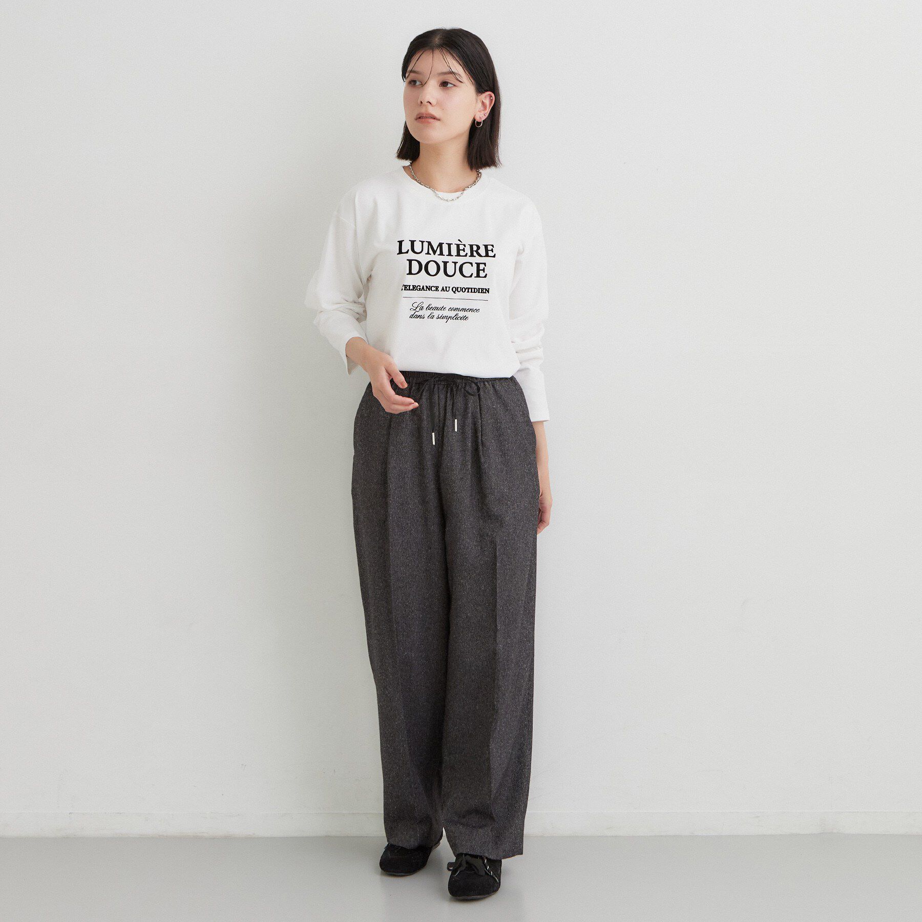 THE SHOP TK「ロゴ＆フォトアソートロンT」|Tシャツ・カットソー|
