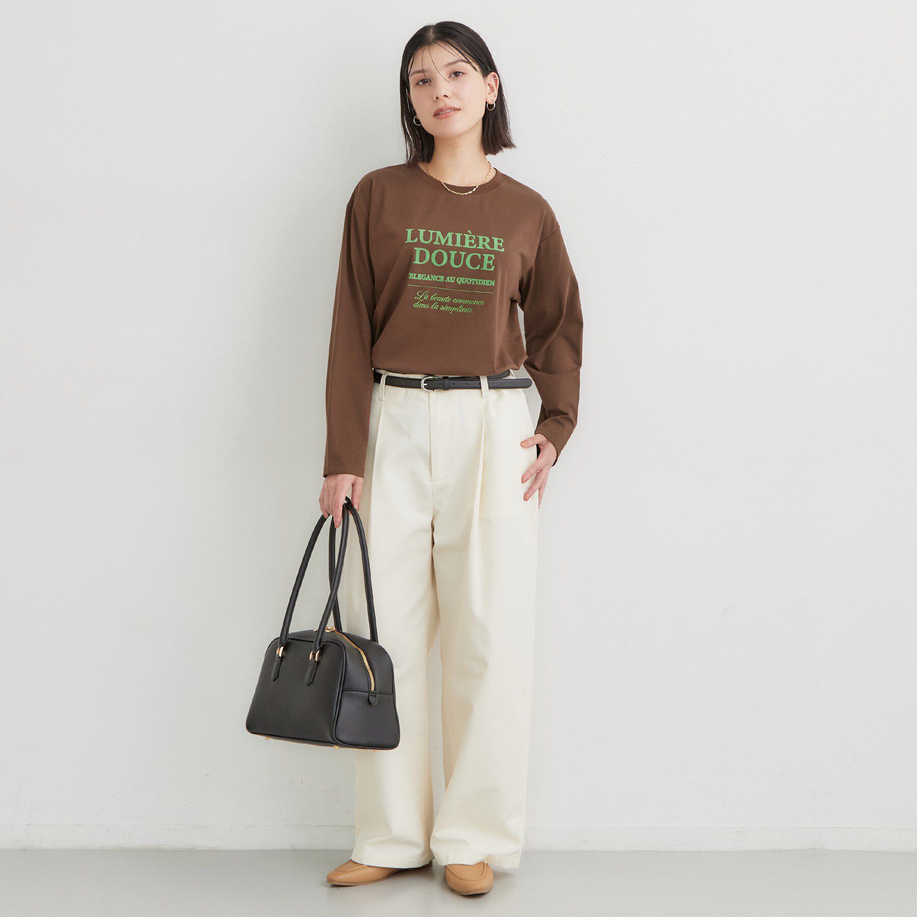 THE SHOP TK「ロゴ＆フォトアソートロンT」|Tシャツ・カットソー|