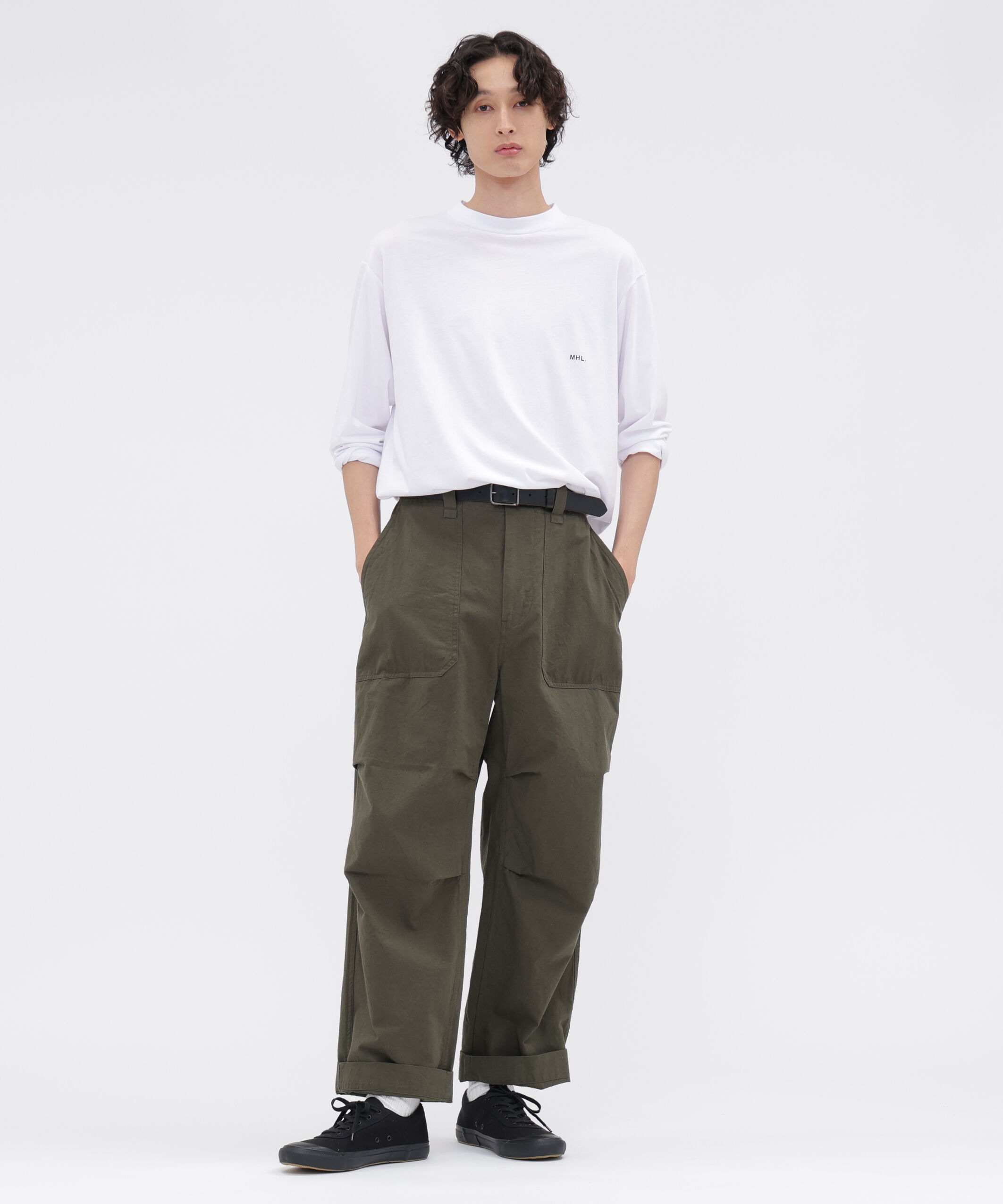 MHL.「COTTON LINEN TINY RIPSTOP TROUSERS」|その他|