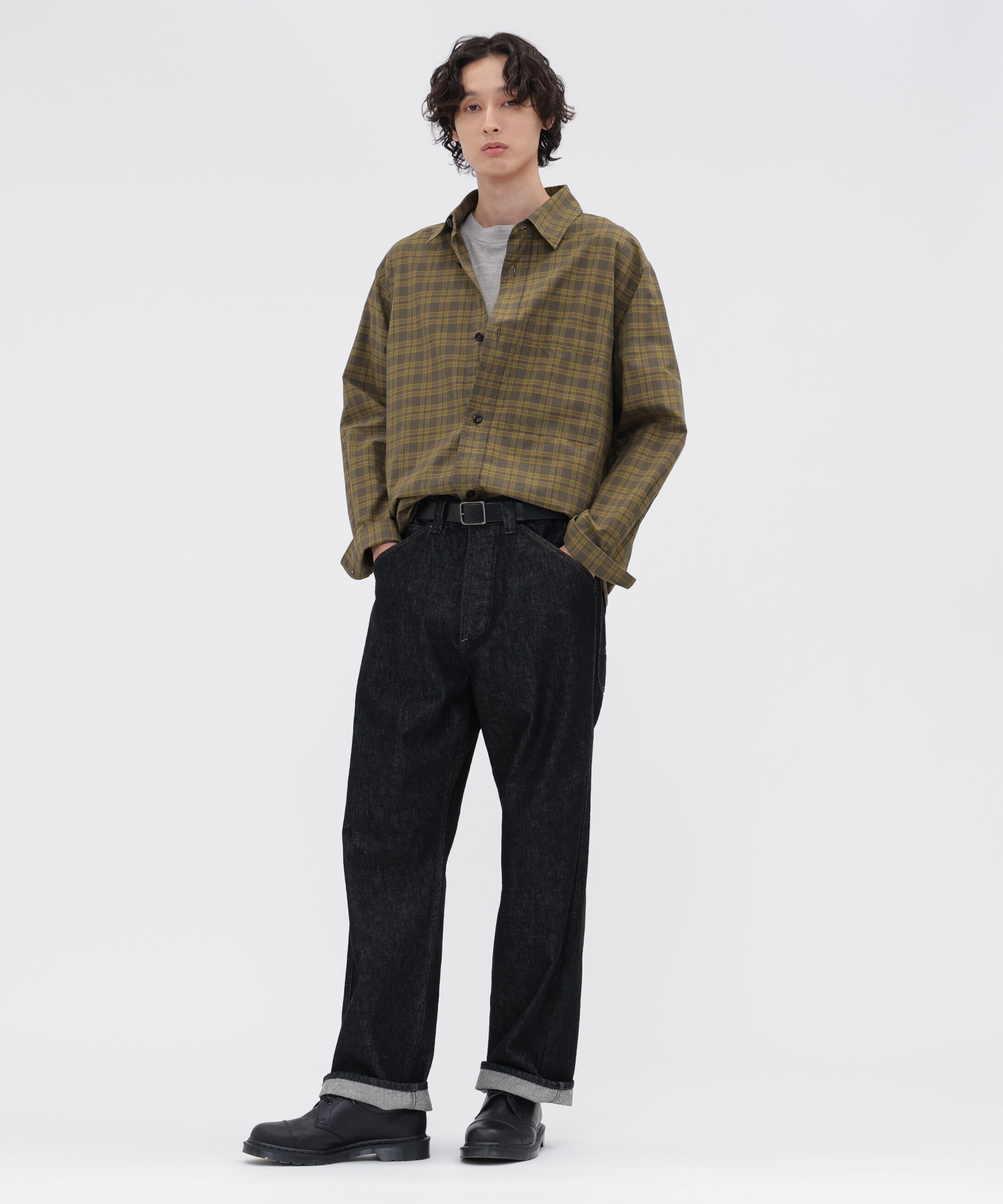 MHL.「TONAL COTTON CHECK SHIRT」|シャツ・ブラウス|