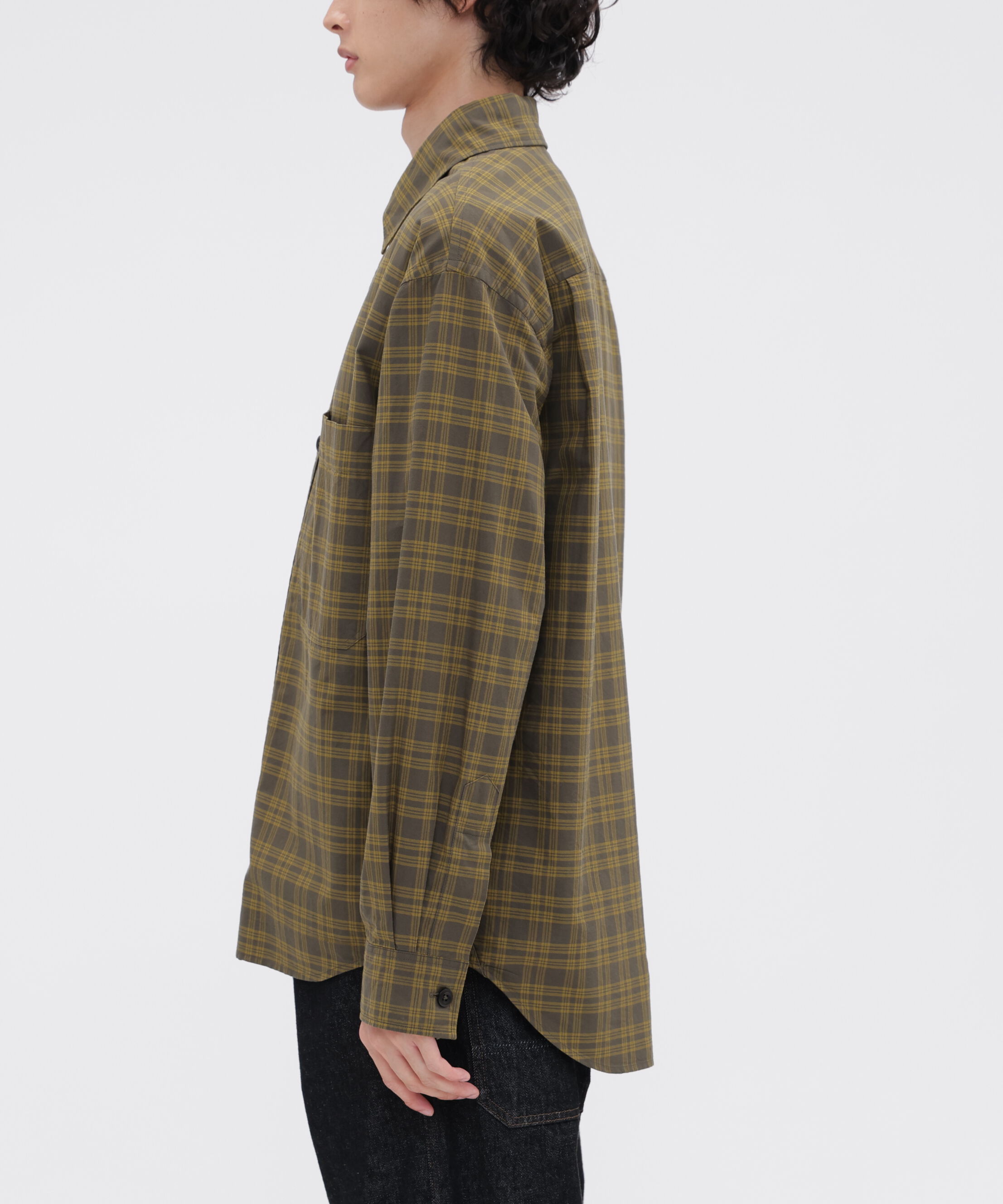MHL.「TONAL COTTON CHECK SHIRT」|シャツ・ブラウス|