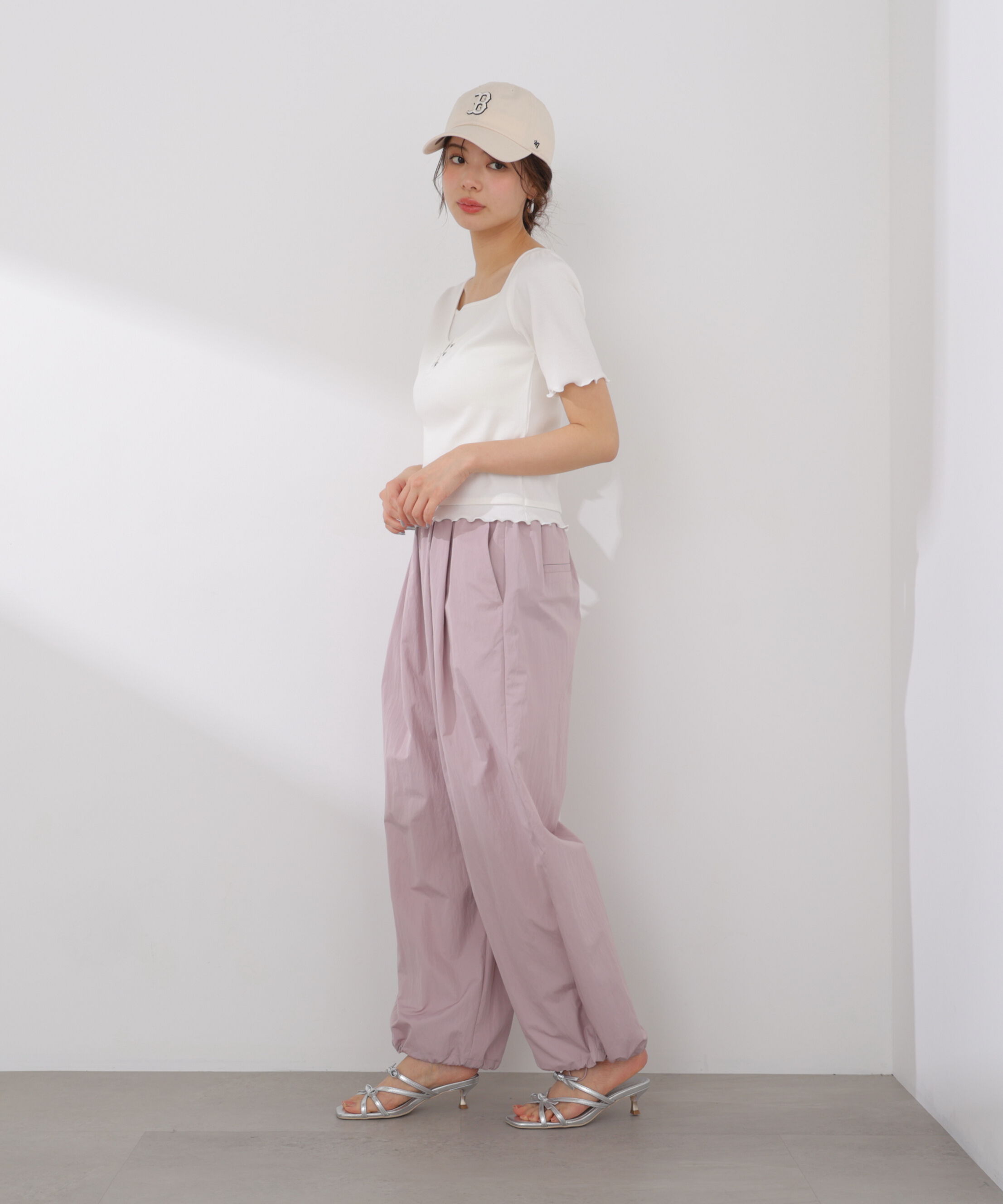 PROPORTION BODY DRESSING「見せかけヘンリーネックカットソー」|Tシャツ・カットソー|