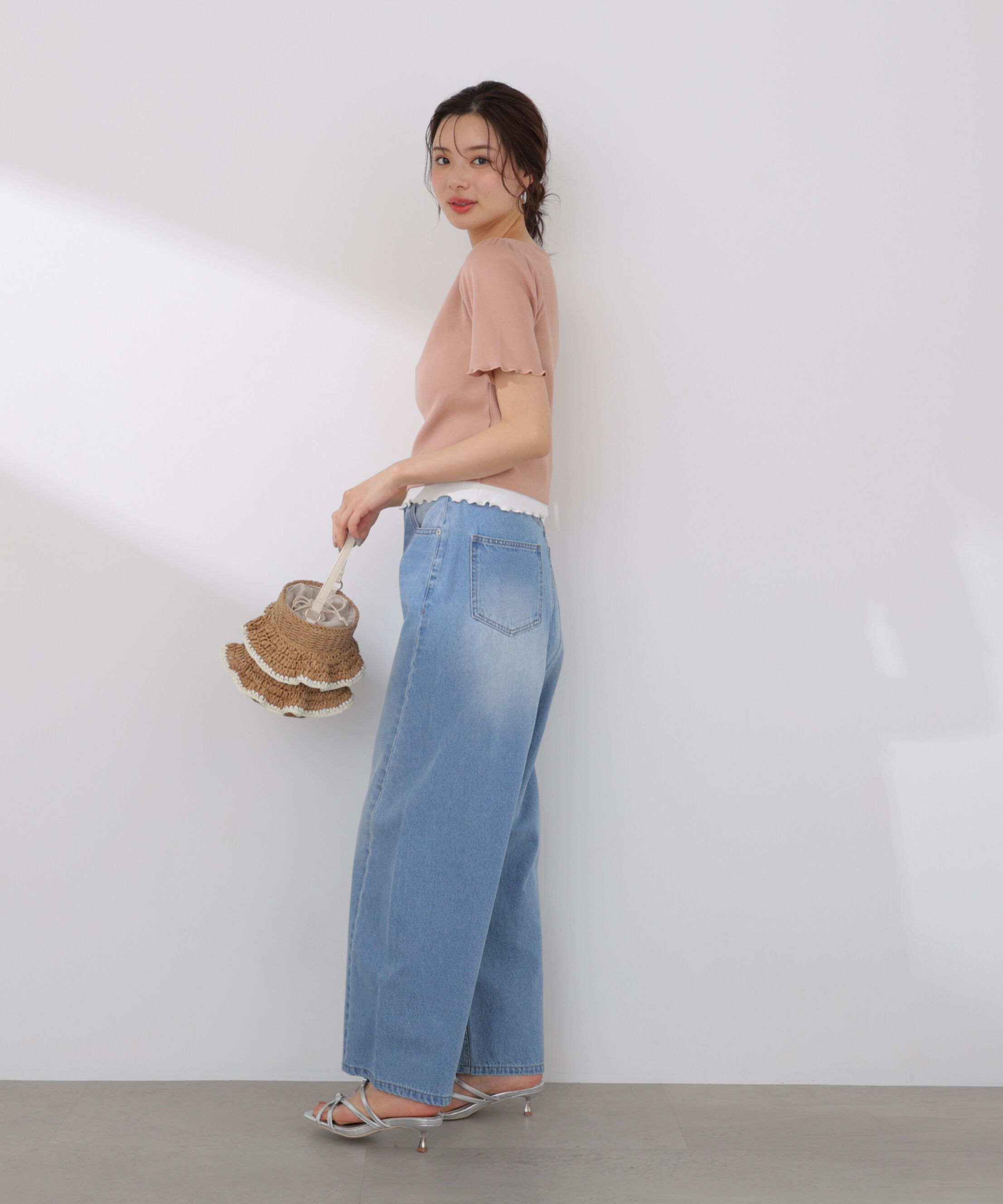 PROPORTION BODY DRESSING「見せかけヘンリーネックカットソー」|Tシャツ・カットソー|