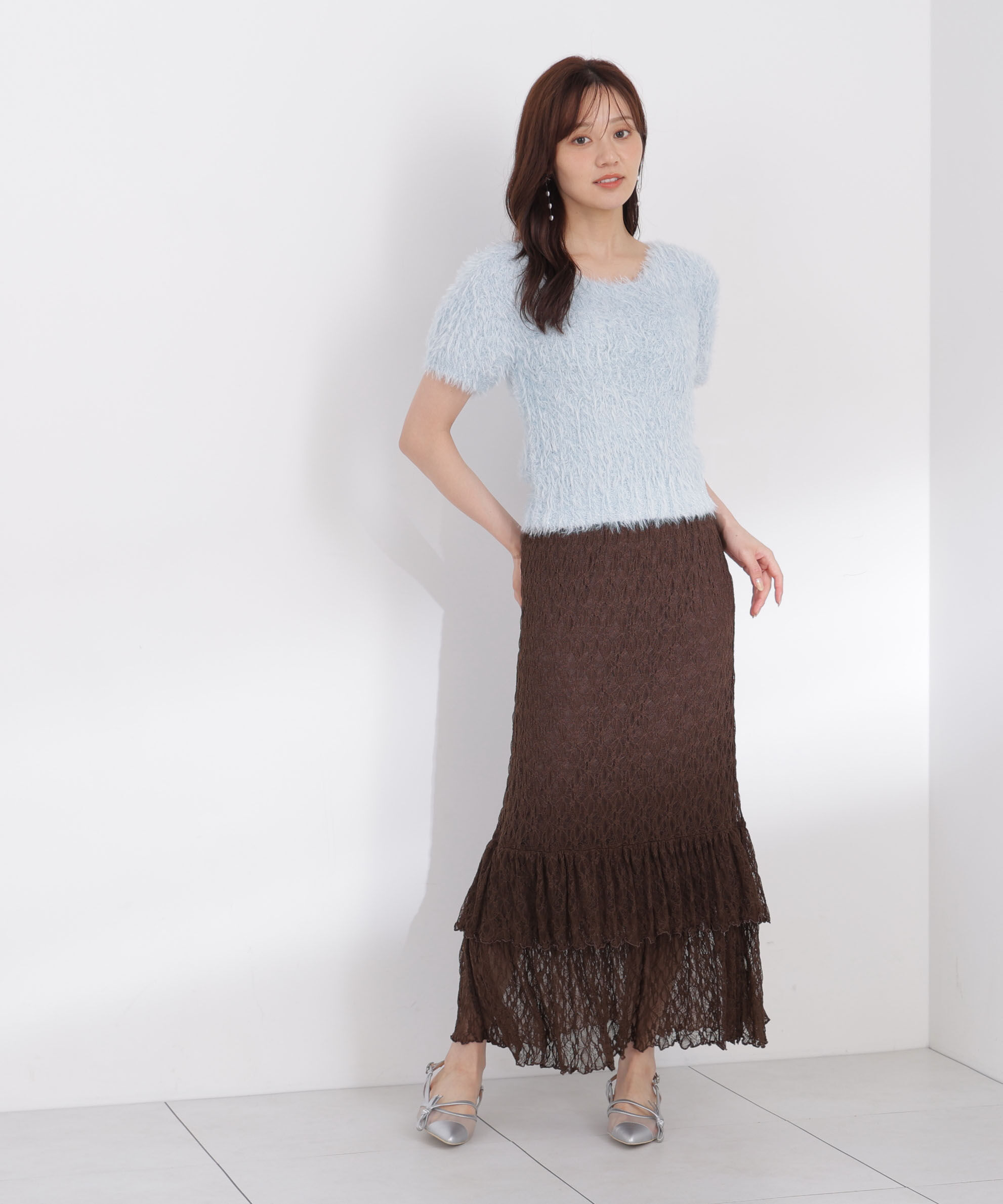 PROPORTION BODY DRESSING「ラメフェザーニット」|ニット・セーター|