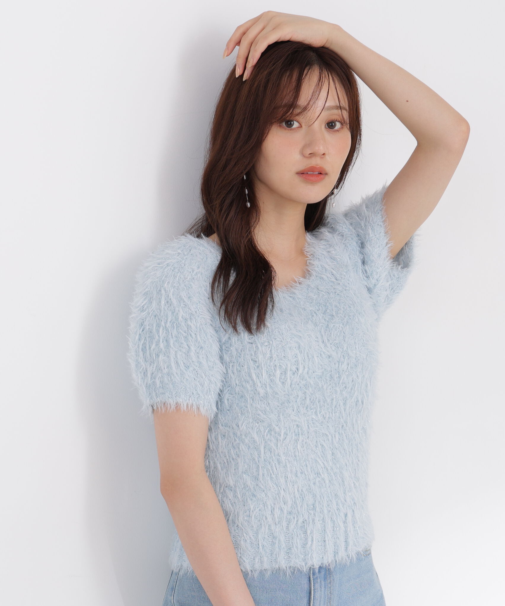 PROPORTION BODY DRESSING「ラメフェザーニット」|ニット・セーター|