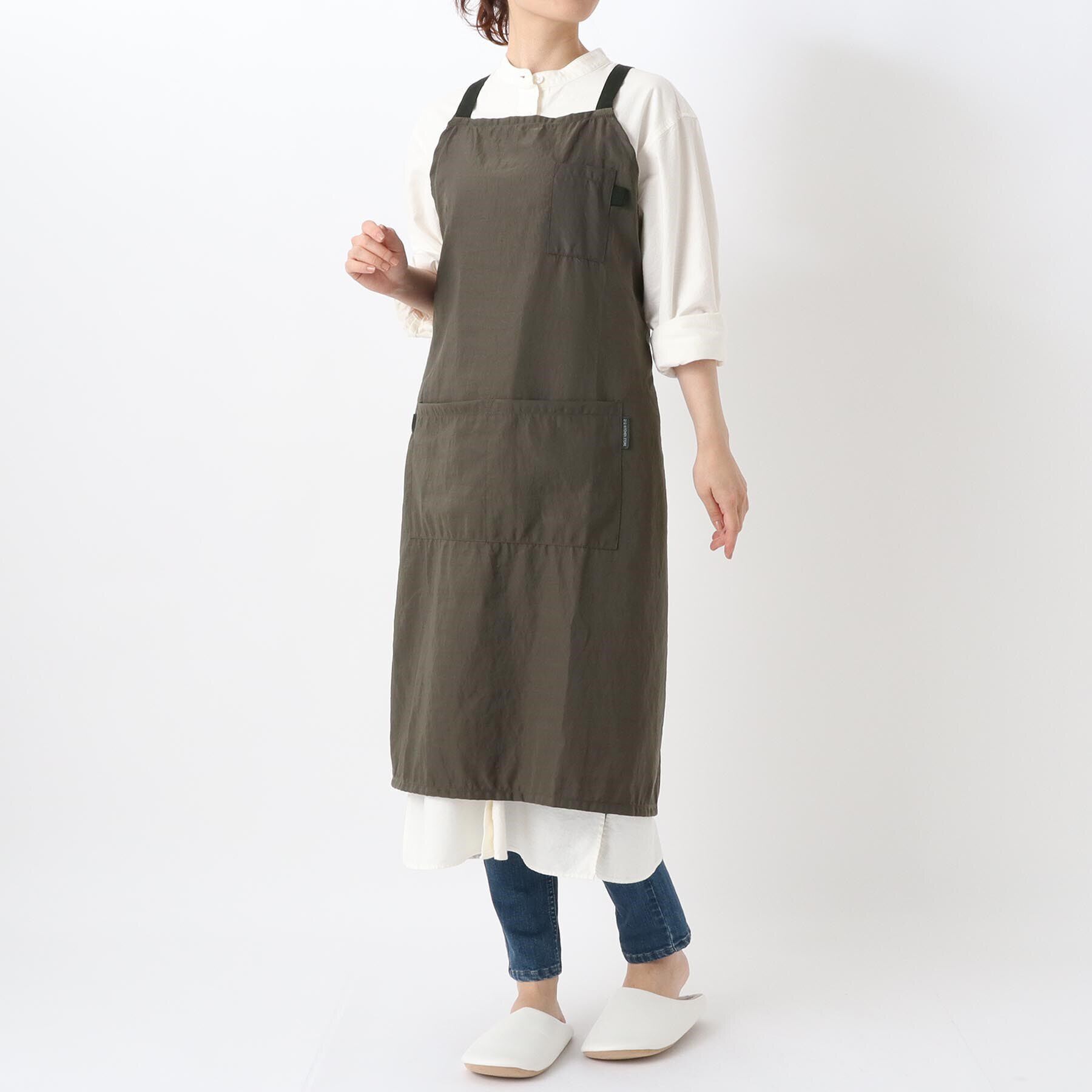 212 KITCHEN STORE「無地撥水エプロン DGY」|食器・キッチングッズ|