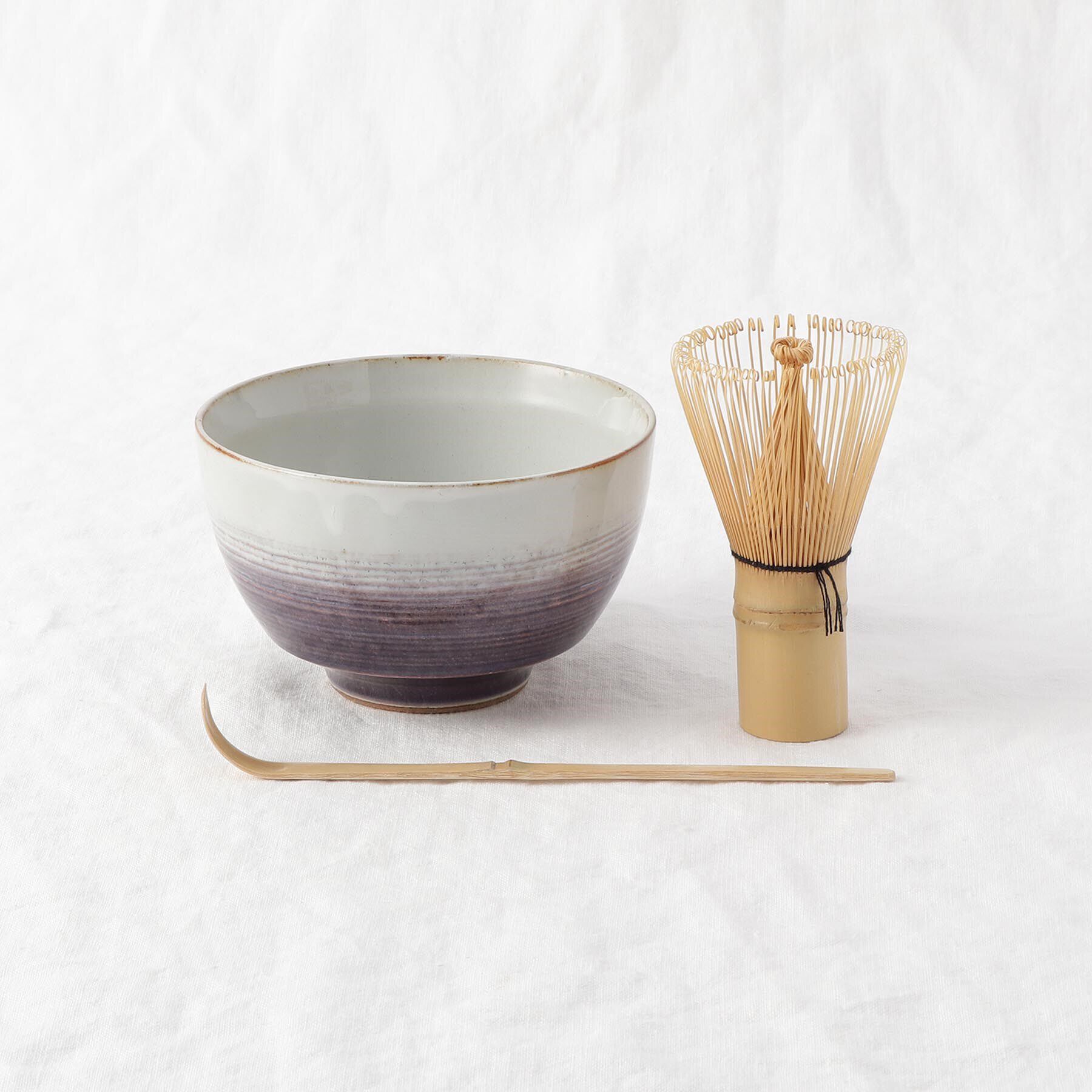 212 KITCHEN STORE「お抹茶3点セット 裾濃 藤色」|食器・キッチングッズ|