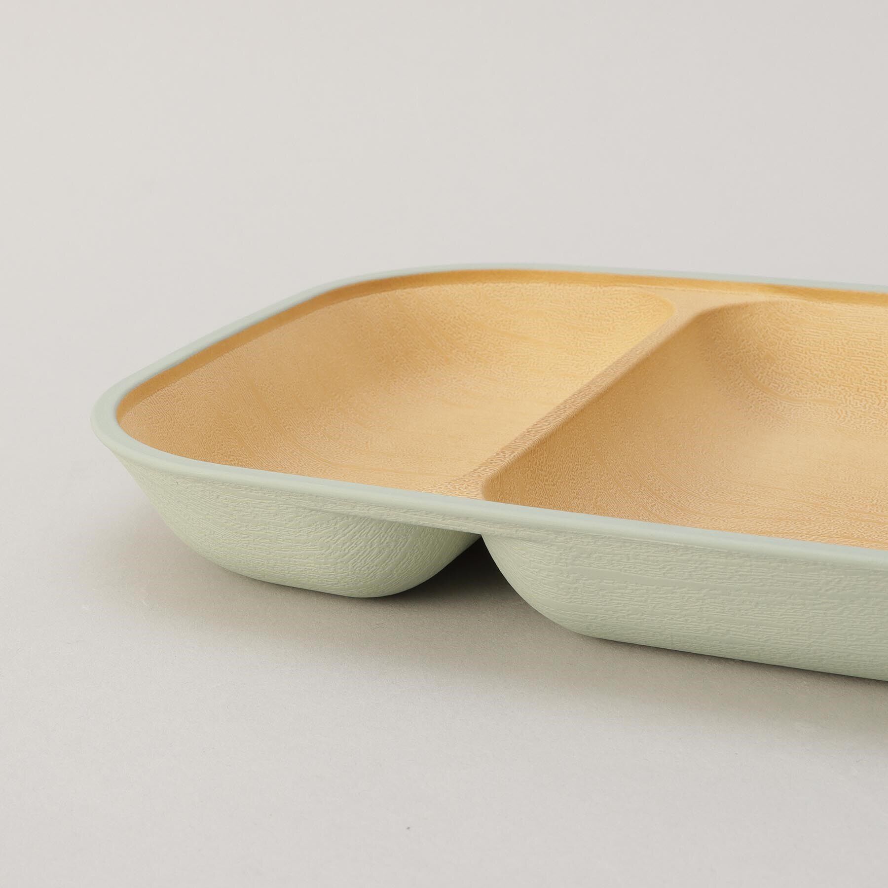 212 KITCHEN STORE「earth color 抗菌すくえる スクエアプレート GR」|食器・キッチングッズ|