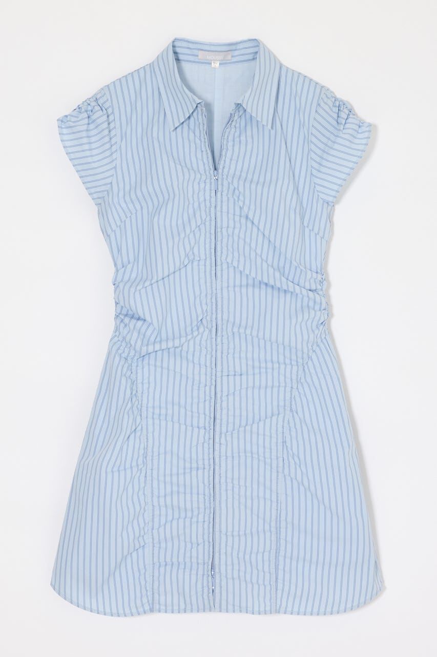 MOUSSY「GATHER SHIRT MINI ドレス」|ワンピース|