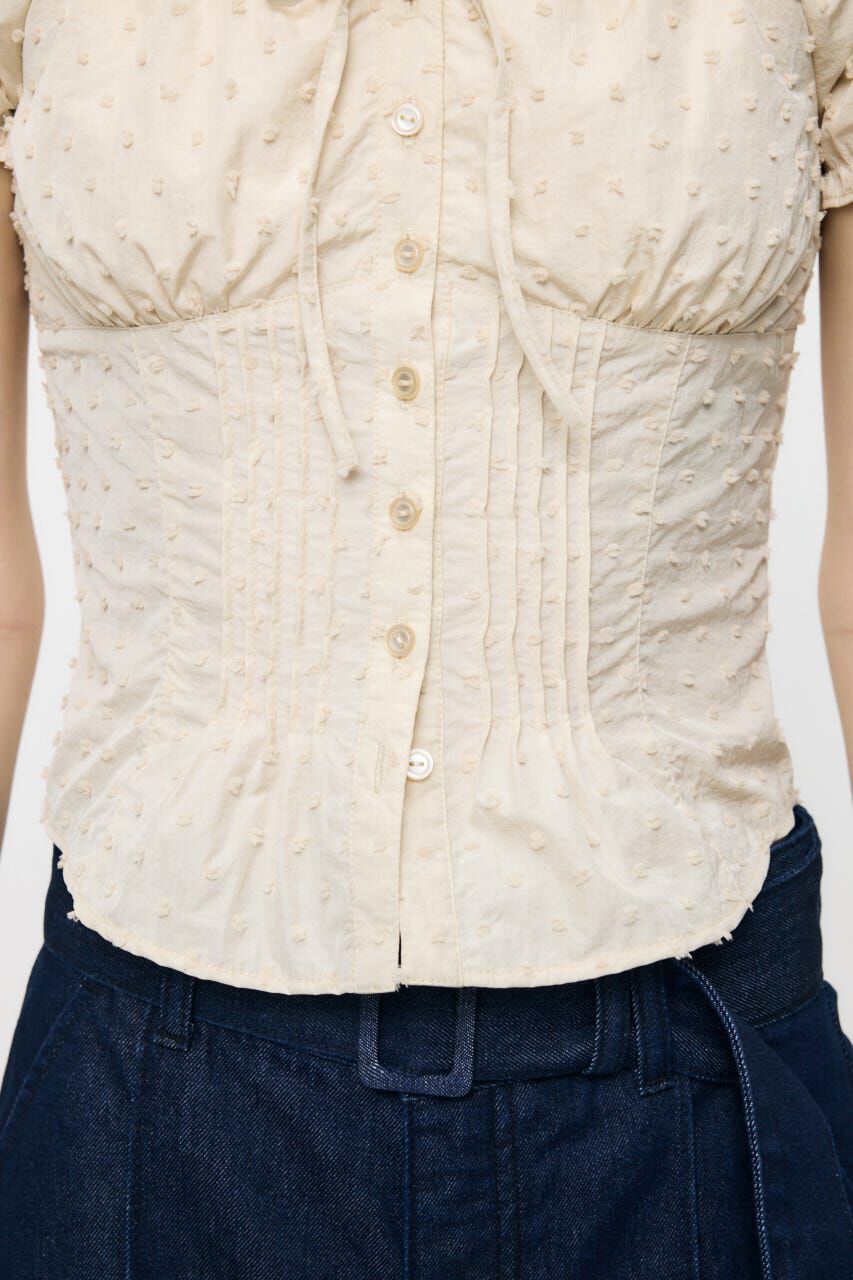 MOUSSY「POLKA DOT CORSET ブラウス」|シャツ・ブラウス|