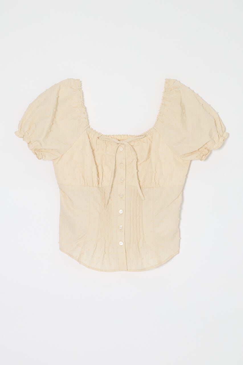 MOUSSY「POLKA DOT CORSET ブラウス」|シャツ・ブラウス|