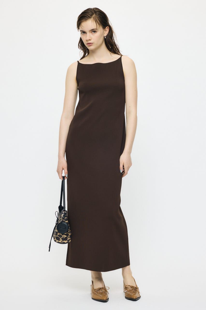 MOUSSY「BACKLESS KNIT ドレス」|ワンピース|