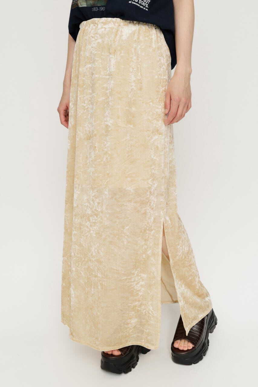 SLY「SHEER CHENILLE ロングスカート」|スカート|