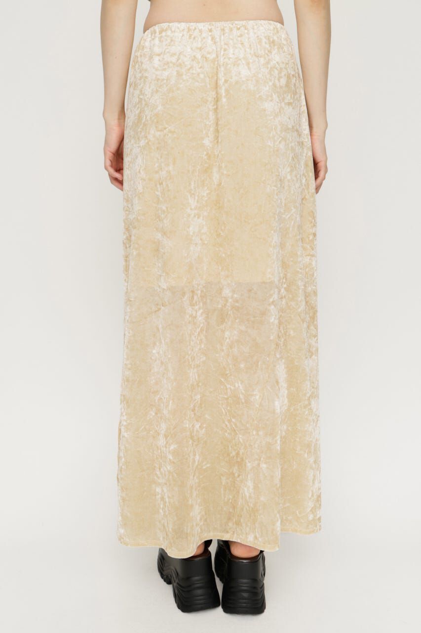 SLY「SHEER CHENILLE ロングスカート」|スカート|