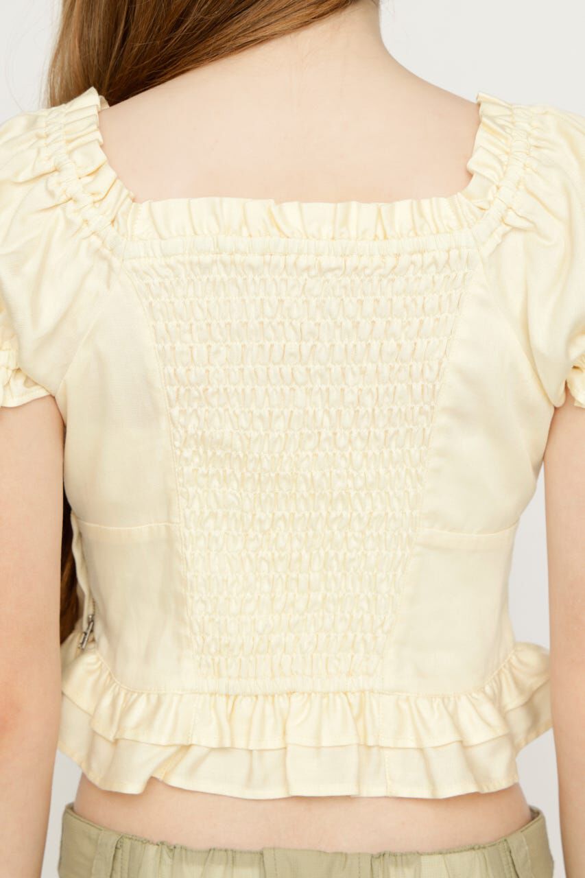 SLY「PUFF SLEEVES WOVEN トップス」|シャツ・ブラウス|
