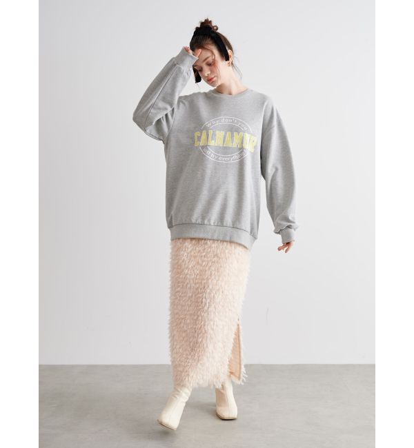 CALNAMUR「FEATHER LIKE TIGHT SK/フェザーライクタイトスカート【セットアップ対応商品】」|スカート|
