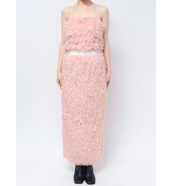 CALNAMUR「FEATHER LIKE TIGHT SK/フェザーライクタイトスカート【セットアップ対応商品】」|スカート|