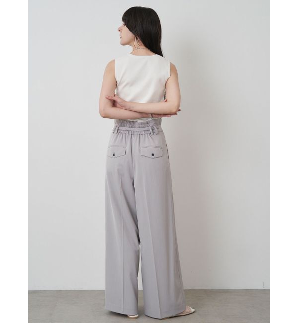 ELENDEEK「HIGH WAIST TUCK WIDE PT」|その他|