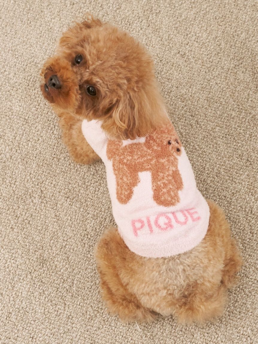  GELATO PIQUE CAT&DOG「【CAT&DOG】スムーズィートイプードル柄ジャガードプルオーバー」|その他|