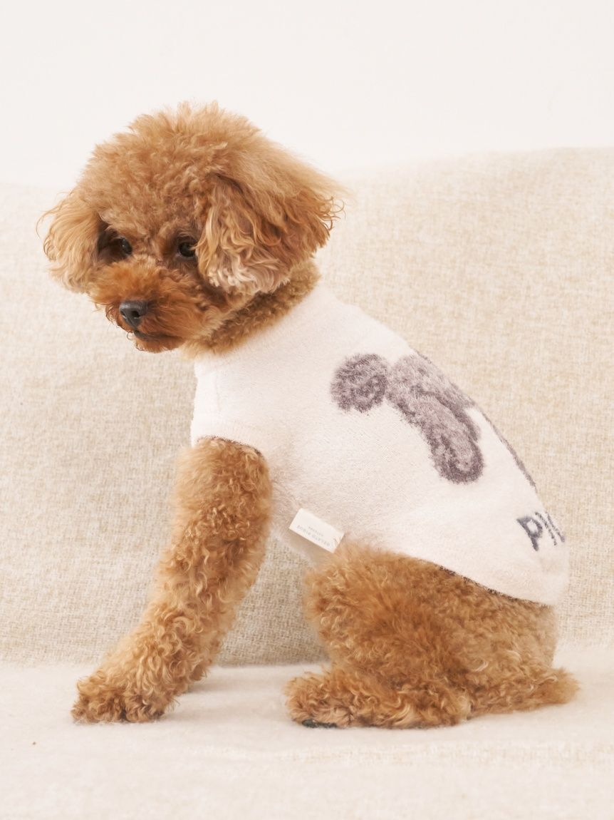  GELATO PIQUE CAT&DOG「【CAT&DOG】スムーズィートイプードル柄ジャガードプルオーバー」|その他|