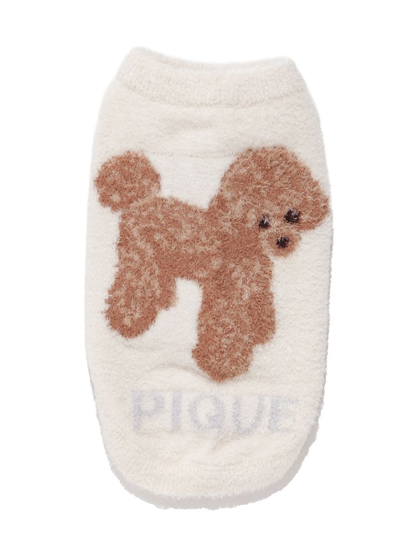 GELATO PIQUE CAT&DOG「【CAT&DOG】スムーズィートイプードル柄ジャガードプルオーバー」|その他|