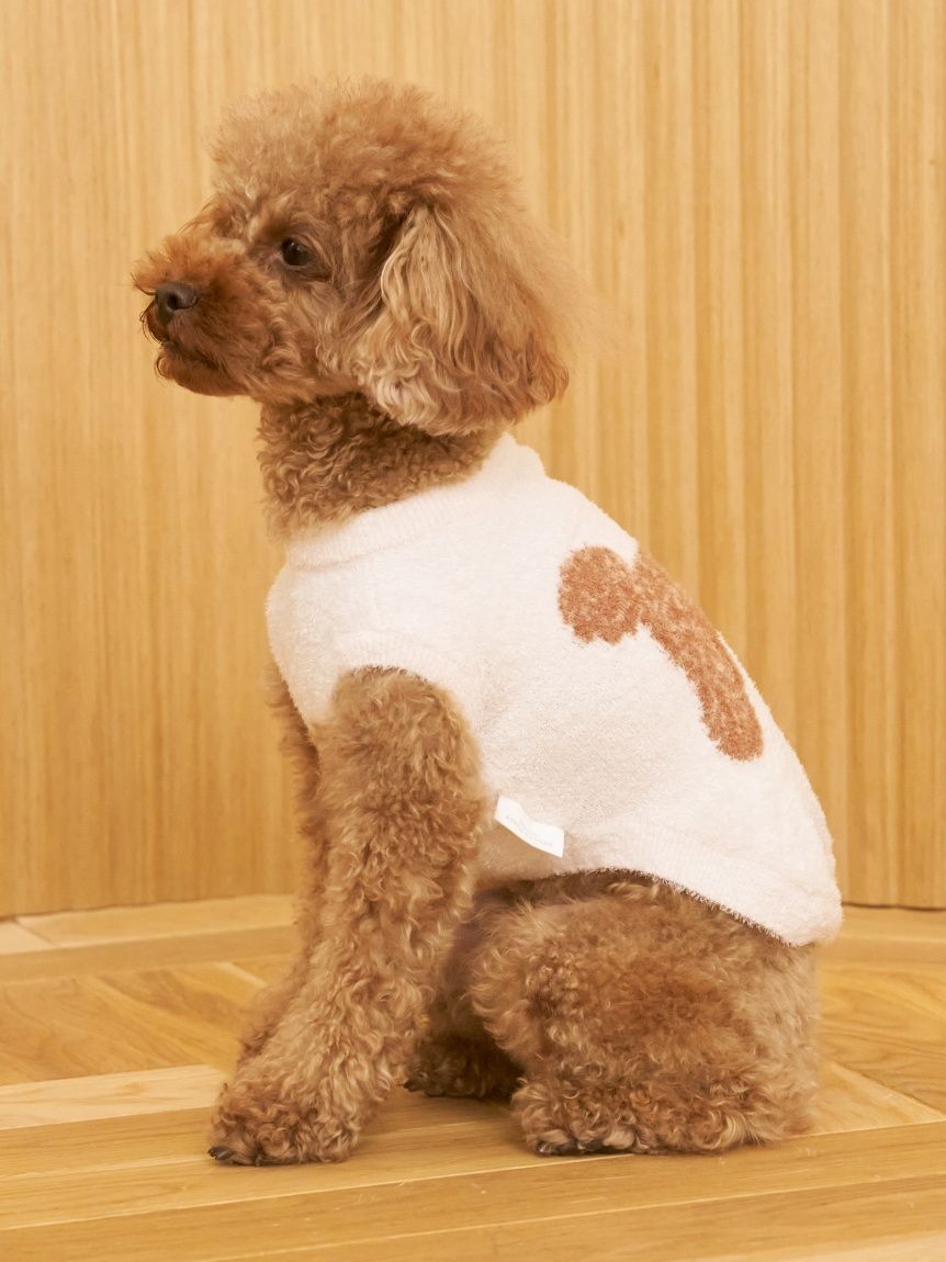  GELATO PIQUE CAT&DOG「【CAT&DOG】スムーズィートイプードル柄ジャガードプルオーバー」|その他|